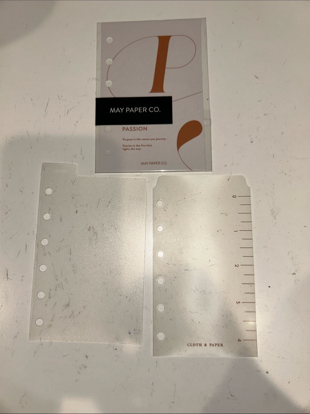 Clear pocket ring Planner Dashboards bundle